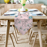 Pink Retro Flannel Table Runner Place Mats - LeobonZone