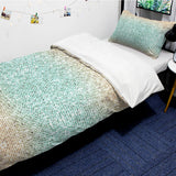 Gradient Stripe comforter sets pillowcase - LeobonZone