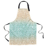 Gradient Stripe Personalized Canvas Apron - LeobonZone