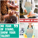 Gradient Stripe Personalized Canvas Apron - LeobonZone