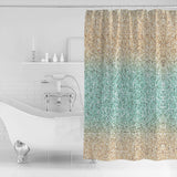 Gradient Stripe Waterproof Durable Shower Curtain