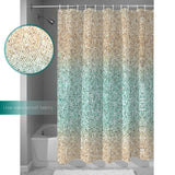 Gradient Stripe Waterproof Durable Shower Curtain - LeobonZone