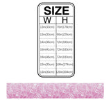 Pink Gradual Lace Right Angle Side Rectangle Tablecloth - LeobonZone