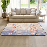 Beautiful Flowers Sponge Rillet Rubber Rugs - LeobonZone