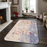 Beautiful Flowers Sponge Rillet Rubber Rugs - LeobonZone