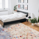 Beautiful Flowers Right Angle Felt Rugs - LeobonZone