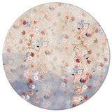 Beautiful Flowers Circular Felt Rugs - LeobonZone