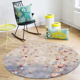 Beautiful Flowers Circular Felt Rugs - LeobonZone