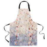 Beautiful Flowers Personalized Canvas Apron - LeobonZone