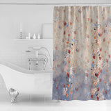 Waterproof shower curtain Beautiful flowers