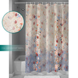 Beautiful Flowers Waterproof Durable Shower Curtain - LeobonZone