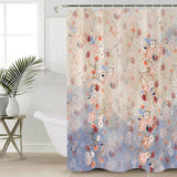 Beautiful Flowers Waterproof Durable Shower Curtain - LeobonZone