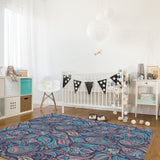 Traditional Pattern Right Angle Felt Rugs - LeobonZone