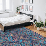 Traditional Pattern Right Angle Felt Rugs - LeobonZone
