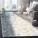 Beautiful Butterfly Right Angle Felt Rugs - LeobonZone