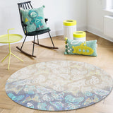 Beautiful Butterfly Circular Felt Rugs - LeobonZone