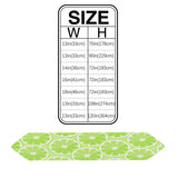 Green lemon in summer Sharp Angle Table Runner Place Mats - LeobonZone