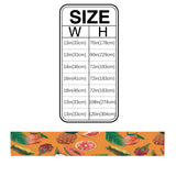 Orange Tropical fruits in summer Table Runner Place Mats - LeobonZone