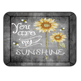 Marble Texture Sunflower Combination Sponge Rillet Rubber Rugs - LeobonZone
