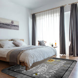 Marble Texture Sunflower Combination Sponge Rillet Rubber Rugs - LeobonZone