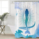 Summer sea Mermaid DURABLE SHOWER CURTAIN - LeobonZone