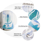 Summer sea Mermaid DURABLE SHOWER CURTAIN - LeobonZone