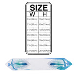 Summer sea Mermaid Sharp Angle Table Runner Place Mats - LeobonZone