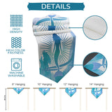 Summer sea Mermaid Sharp Angle Table Runner Place Mats - LeobonZone