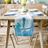 Summer sea Mermaid Table Runner Place Mats - LeobonZone