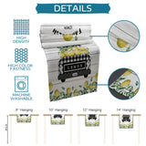 Country style summer lemon Table Runner Place Mats - LeobonZone