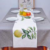 Summer fruit lemon multi Table Runner Place Mats - LeobonZone