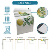 Summer fruit lemon multi Table Runner Place Mats - LeobonZone