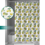 Lemon fruit in summer DURABLE SHOWER CURTAIN - LeobonZone