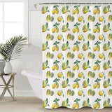 Lemon fruit in summer DURABLE SHOWER CURTAIN - LeobonZone