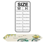 Farm fruit summer bike Sharp Angle Table Runner Place Mats - LeobonZone