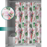 Summer style protea flowers DURABLE SHOWER CURTAIN - LeobonZone