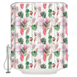 Summer style protea flowers DURABLE SHOWER CURTAIN - LeobonZone