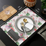 Summer style protea flowers Personalized Table Placemats - LeobonZone