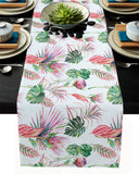 Summer style protea flowers Table Runner Place Mats - LeobonZone