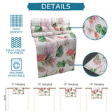 Summer style protea flowers Table Runner Place Mats - LeobonZone