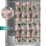 Summer style multi protea flowers DURABLE SHOWER CURTAIN - LeobonZone