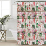 Summer style multi protea flowers DURABLE SHOWER CURTAIN - LeobonZone