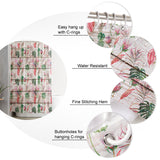 Summer style multi protea flowers DURABLE SHOWER CURTAIN - LeobonZone