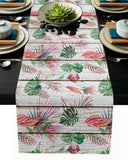 Summer style multi protea flowers Table Runner Place Mats - LeobonZone