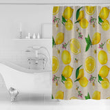 Lemon multi fruit summer DURABLE SHOWER CURTAIN - LeobonZone