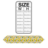 Lemon multi fruit summer Sharp Angle Table Runner Place Mats - LeobonZone