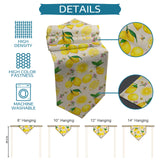 Lemon multi fruit summer Sharp Angle Table Runner Place Mats - LeobonZone