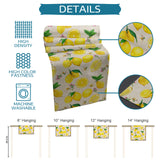 Lemon multi fruit summer Table Runner Place Mats - LeobonZone