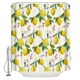 Lemon fruit summer DURABLE SHOWER CURTAIN - LeobonZone