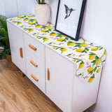 Lemon fruit summer Sharp Angle Table Runner Place Mats - LeobonZone